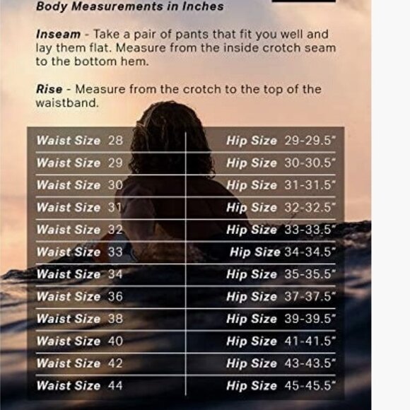 Water Resistant Hyperfreak Stretch Swim Boardshorts, 20 Inch Out seam, Size 34 - Picture 5 of 7